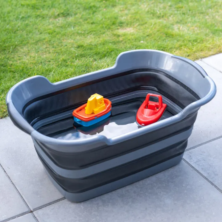 Hopfällbar plastbalja