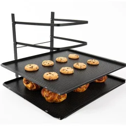 Hopfällbart bakplåtsställ