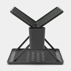 Hopfällbart diskställ, Brabantia, Mörkgrå