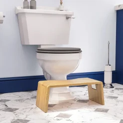 Hopfällbar toapall i bambu, Squatty Potty