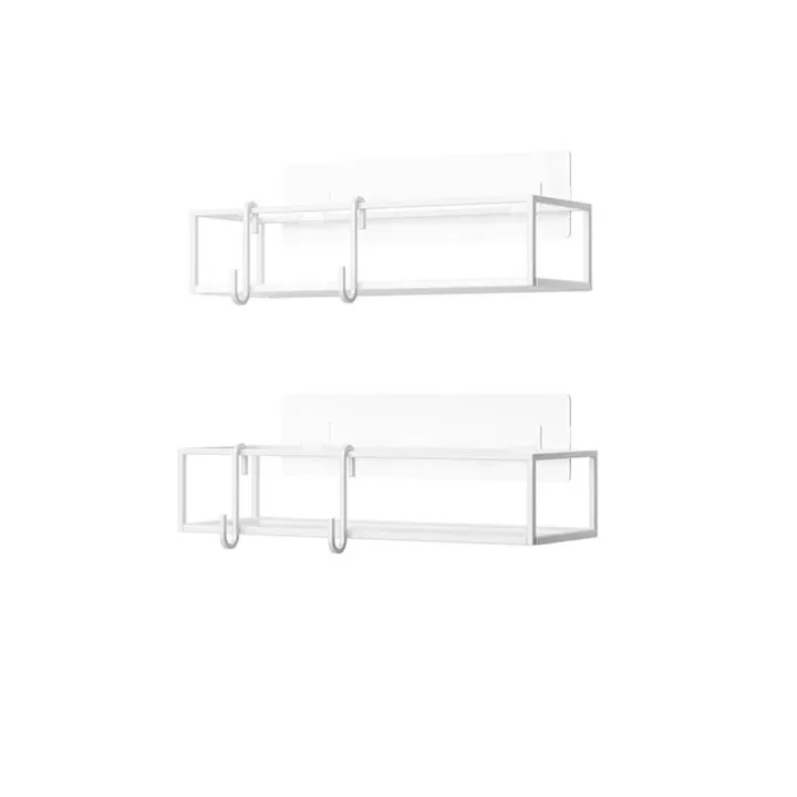 Hylla i metall 2-pack