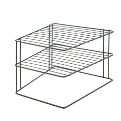 Insatshylla för hörn 2 plan, Metaltex