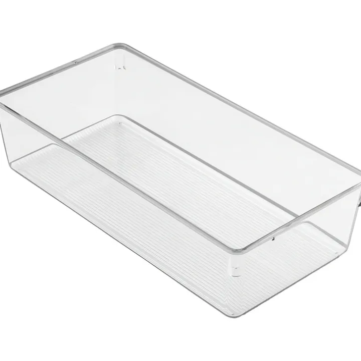 Insatslåda i plast, 30,5x15,2cm, iDesign