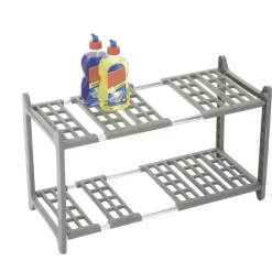Justerbar förvaringshylla under diskbänk, 45-80cm