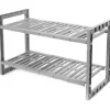 Justerbar förvaringshylla under diskbänk, 48-85cm