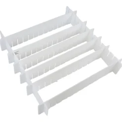 Justerbar lådavdelare 8-pack, Domopak, Vit