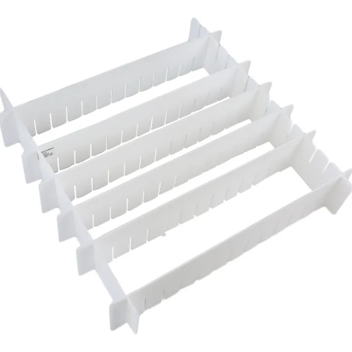 Justerbar lådavdelare 8-pack, Domopak, Vit