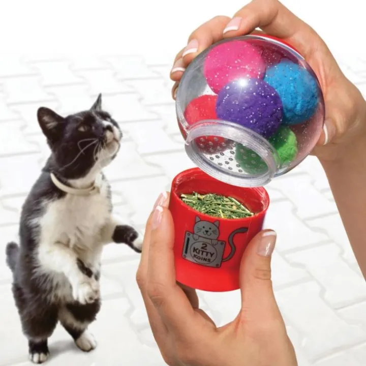 Kattmyntadoserare till kattleksaker