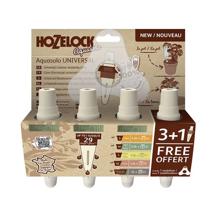 Keramisk självbevattning, 4-pack