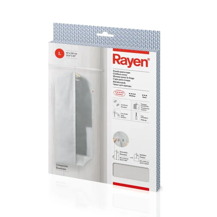 Klädpåse, 150cm, Rayen premium