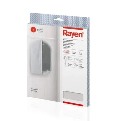 Klädpåse, 100 cm, Rayen premium, Ljusgrå