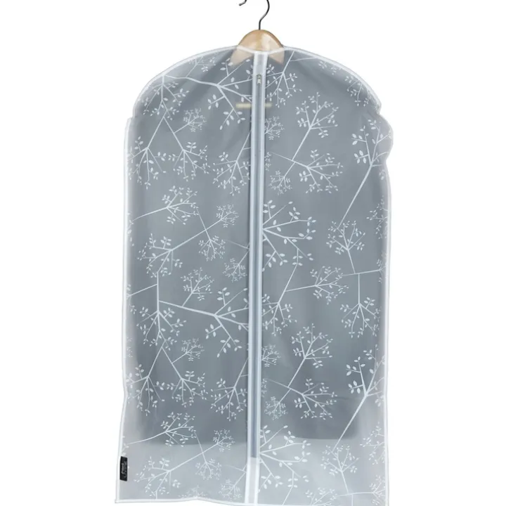 Klädpåse, 100cm, White leaf
