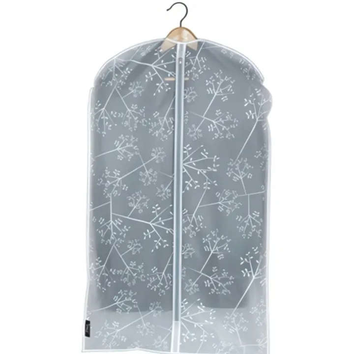 Klädpåse, 100cm, White leaf