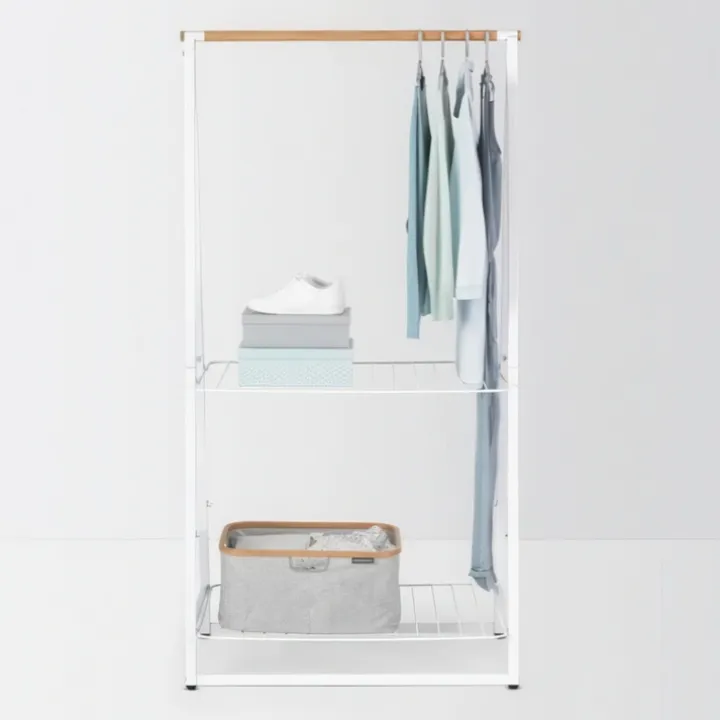 Klädställning med hyllor, Brabantia