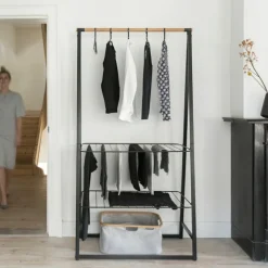 Klädställning med hyllor, Brabantia