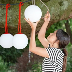 Klotformad trädgårdslampa Fatboy