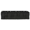 Korg med 4 fack, ADRIA, Liten, 17 x 26 x H6,5 cm, svart