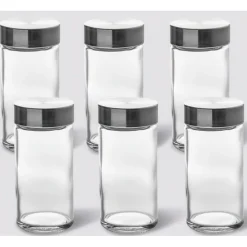 Kryddburkar i glas 6-pack, 5five