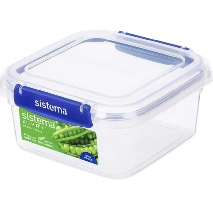 Kvadratisk matlåda 1,15L, Sistema