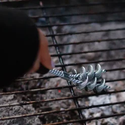 Liten grillborste i rostfritt stål