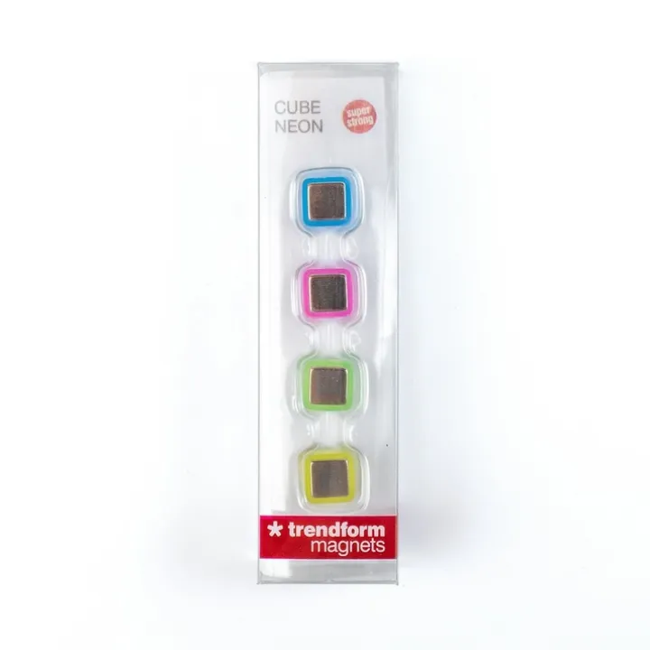 Liten magnet kub 4-pack, Färgmix