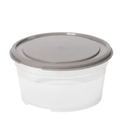 Liten matlåda rund 0,45L, SmartStore, Grå