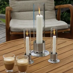Ljusstake med stormglas, Large