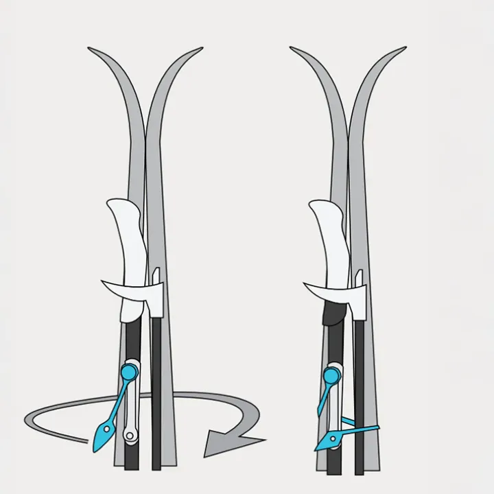Längdskidhållare 2-pack, Lyly-Strap