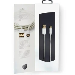 Lång USB-kabel i tyg