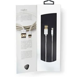 Lång USB-kabel i tyg