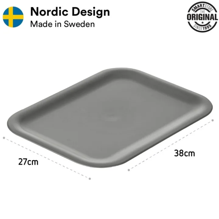Lock till förvaringskorg i återvunnen plast, SmartStore