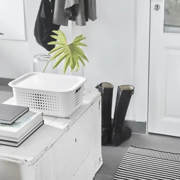 Lock till förvaringskorg i återvunnen plast, SmartStore