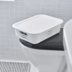 Lock till förvaringskorg i återvunnen plast, SmartStore