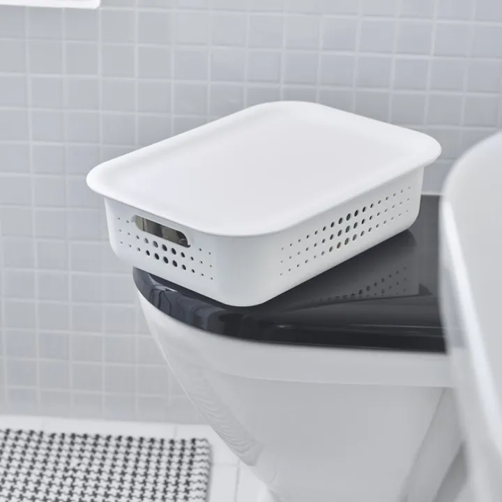 Lock till förvaringskorg i återvunnen plast, SmartStore