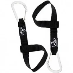 Loop fästband med karbinhake 2-pack