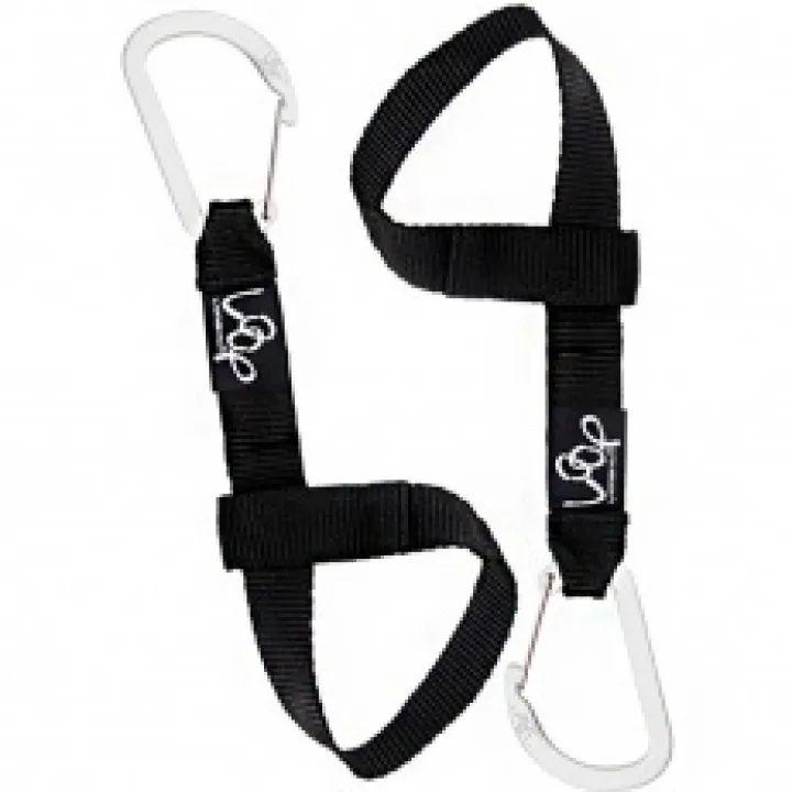 Loop fästband med karbinhake 2-pack