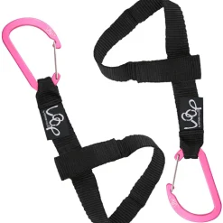 Loop fästband med karbinhake 2-pack