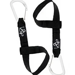 Loop fästband med karbinhake 2-pack