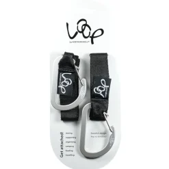 Loop fästband med karbinhake 2-pack