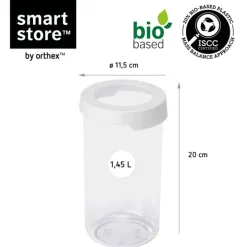 Lufttät rund behållare 1,45L, SmartStore Vision