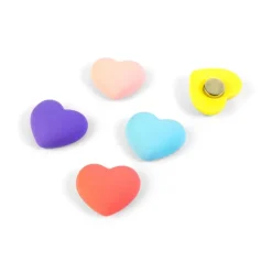 Magnetfigur 5-pack, Pastellhjärtan