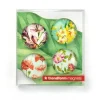Magnet i glas 4-pack, Blommor