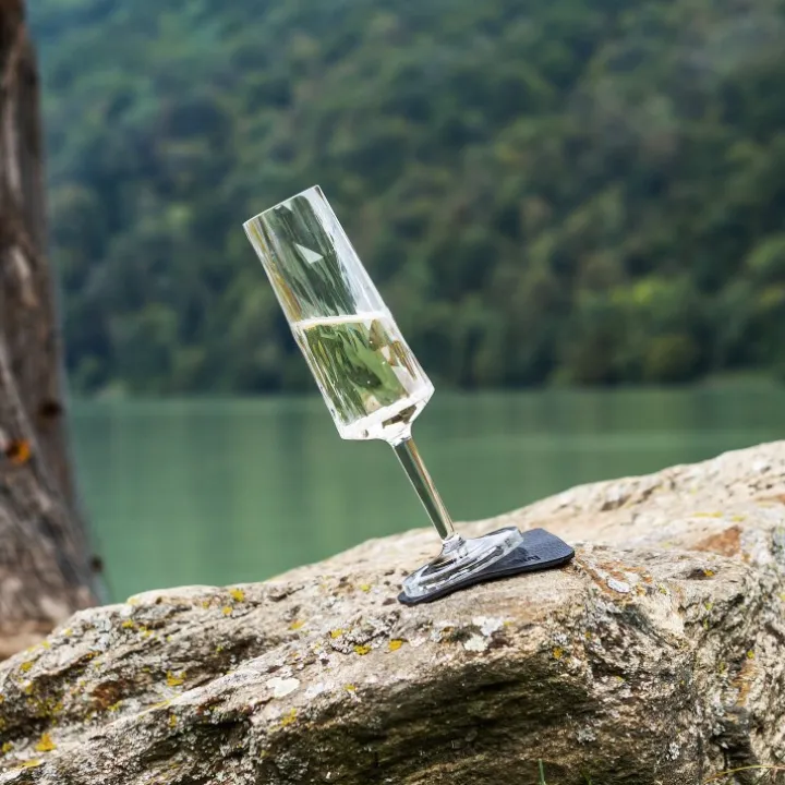 Magnetiska Champagneglas i plast Silwy, 2-pack
