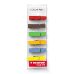 Magnetiska klädnypor 6-pack, Mix
