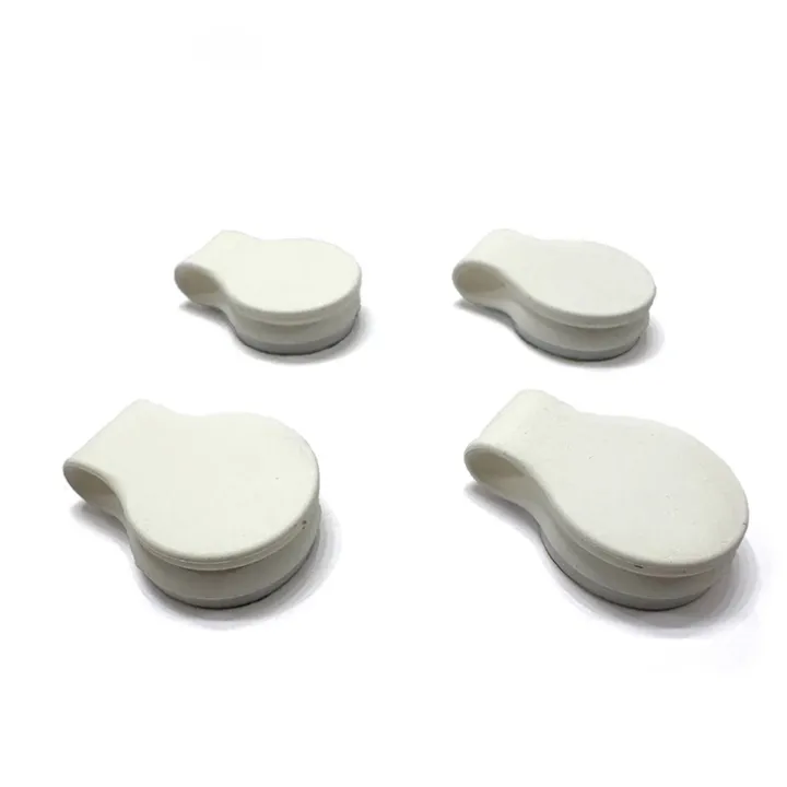 Magnetisk duschdraperihållare 4-pack