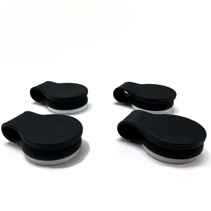 Magnetisk duschdraperihållare 4-pack