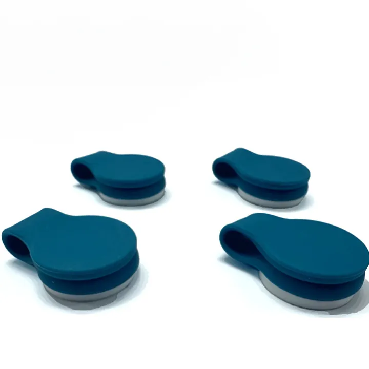 Magnetisk duschdraperihållare 4-pack