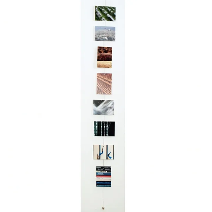 Magnetisk fotohängare med tyngd och 8 magneter 150cm, Silver
