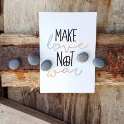 Magnet i sten 5-pack, Grå