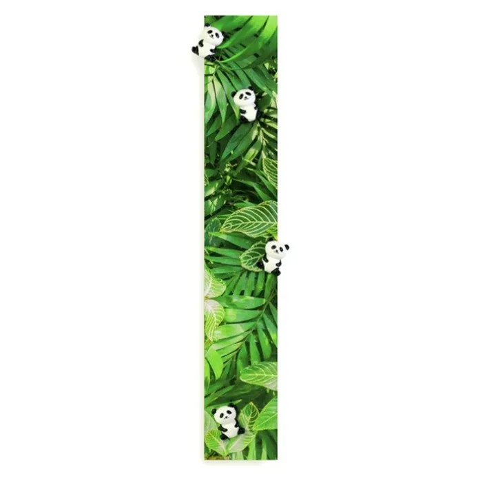 Magnetlist med 6 figurmagneter, 30cm, Panda